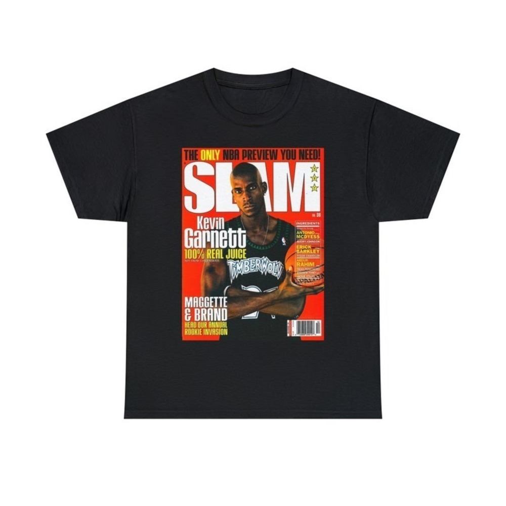 Kevin Garnett Minnesota Timberwolves NBA Slam Cover Shirt
